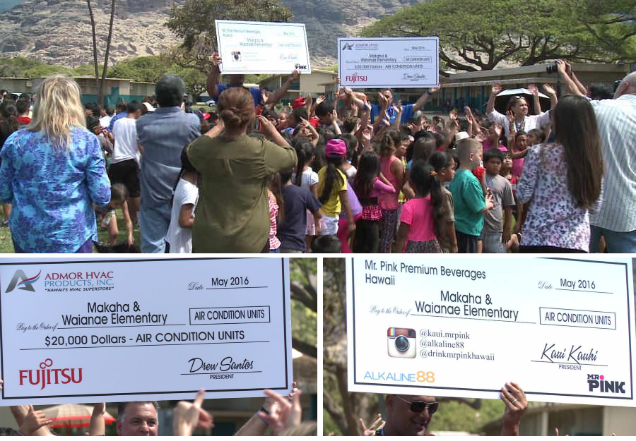 West Oahu Schools Receive Donation — archive photo 1